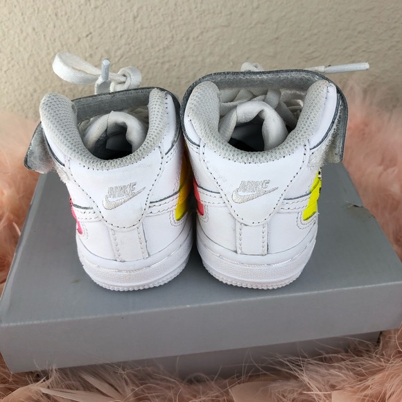 Nike Air Force 1 Mid “White” (TD) Custom size 4c - Picture 11 of 16